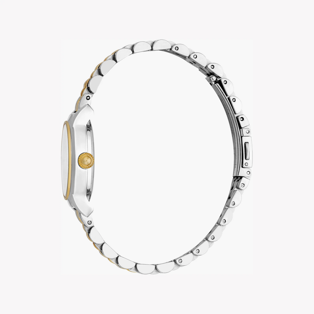 Just Cavalli Women's Two Tone Watch, Silver Dial | Jc1l333m0055
