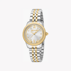 Just Cavalli Two-Tone Watch, Silver Dial | Jc1l315m0085