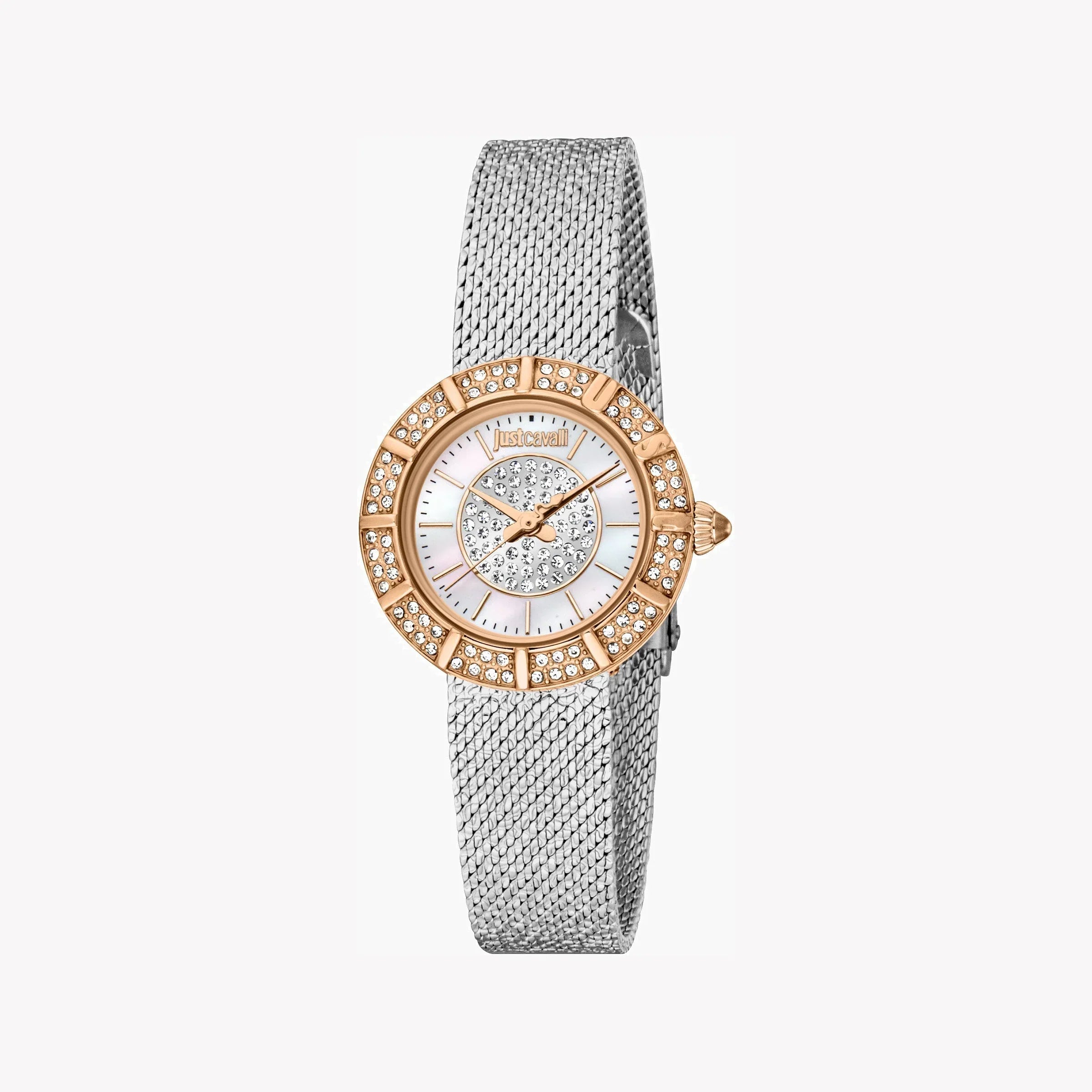 Just Cavalli Women's Stainless Steel Watch, Two Tone Dial | Jc1l253m0105