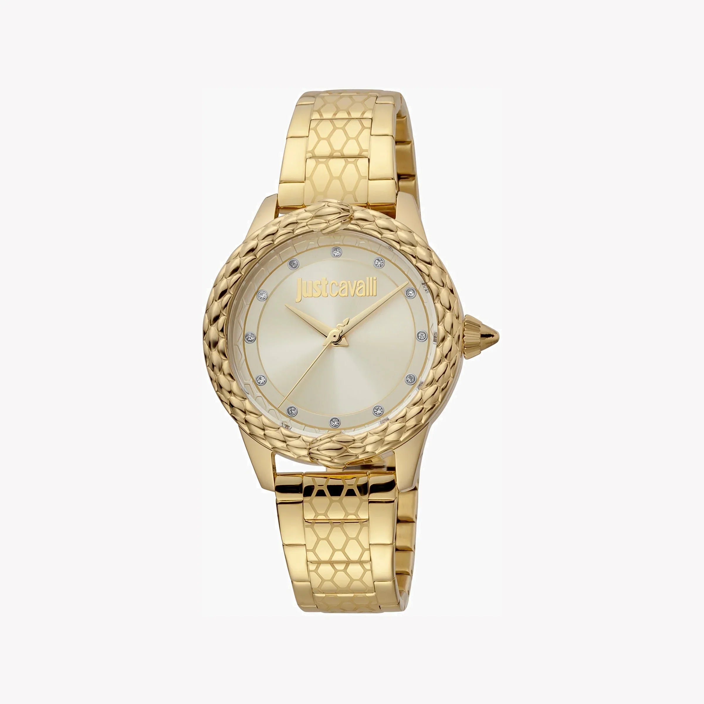 Just Cavalli Women's Gold Watch, Champagne Dial | Jc1l144m0055