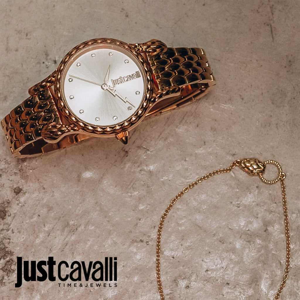 Just Cavalli Women's Gold Watch, Champagne Dial | Jc1l125m0065