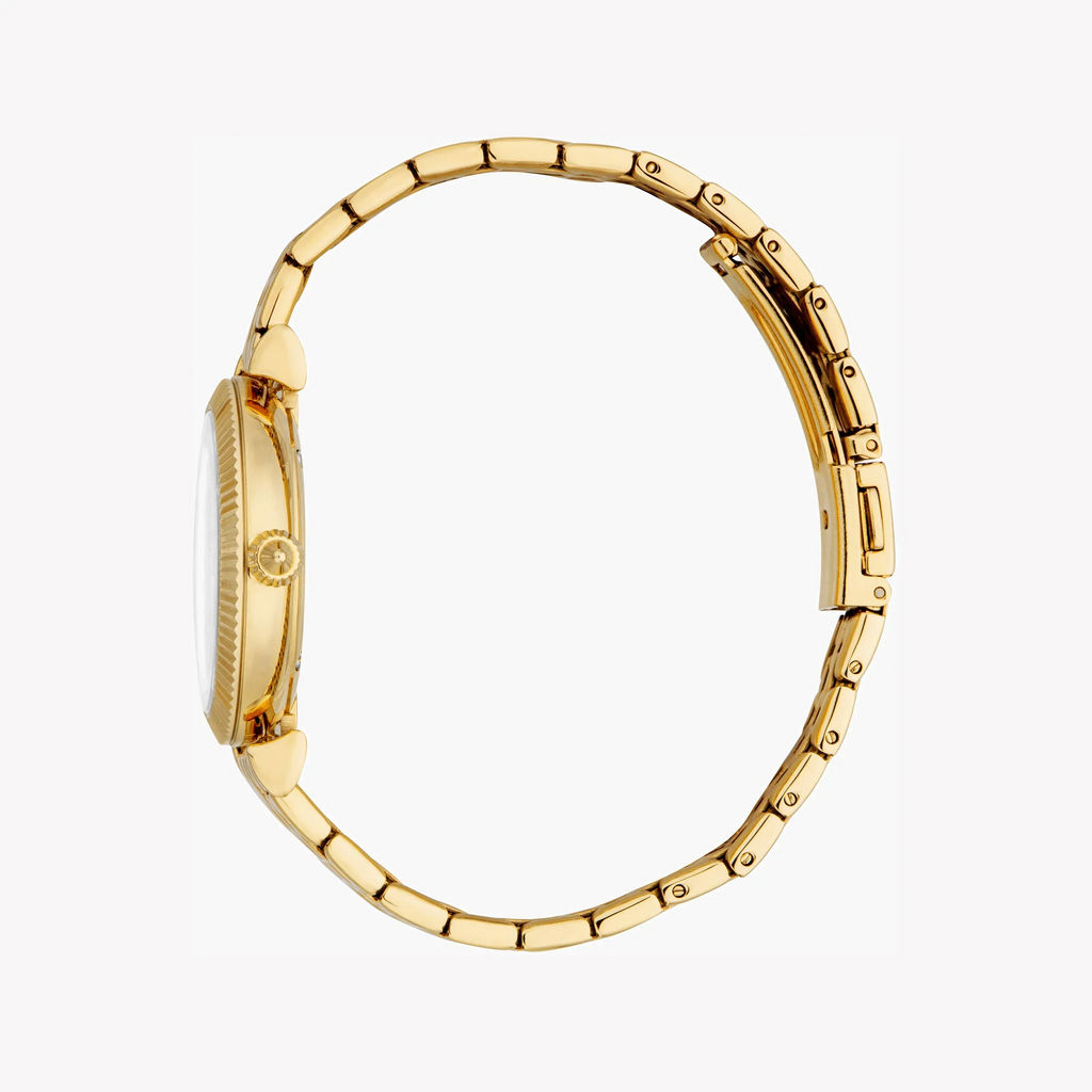 Just Cavalli Women's Gold Watch, Silver Dial | Jc1l266m0025