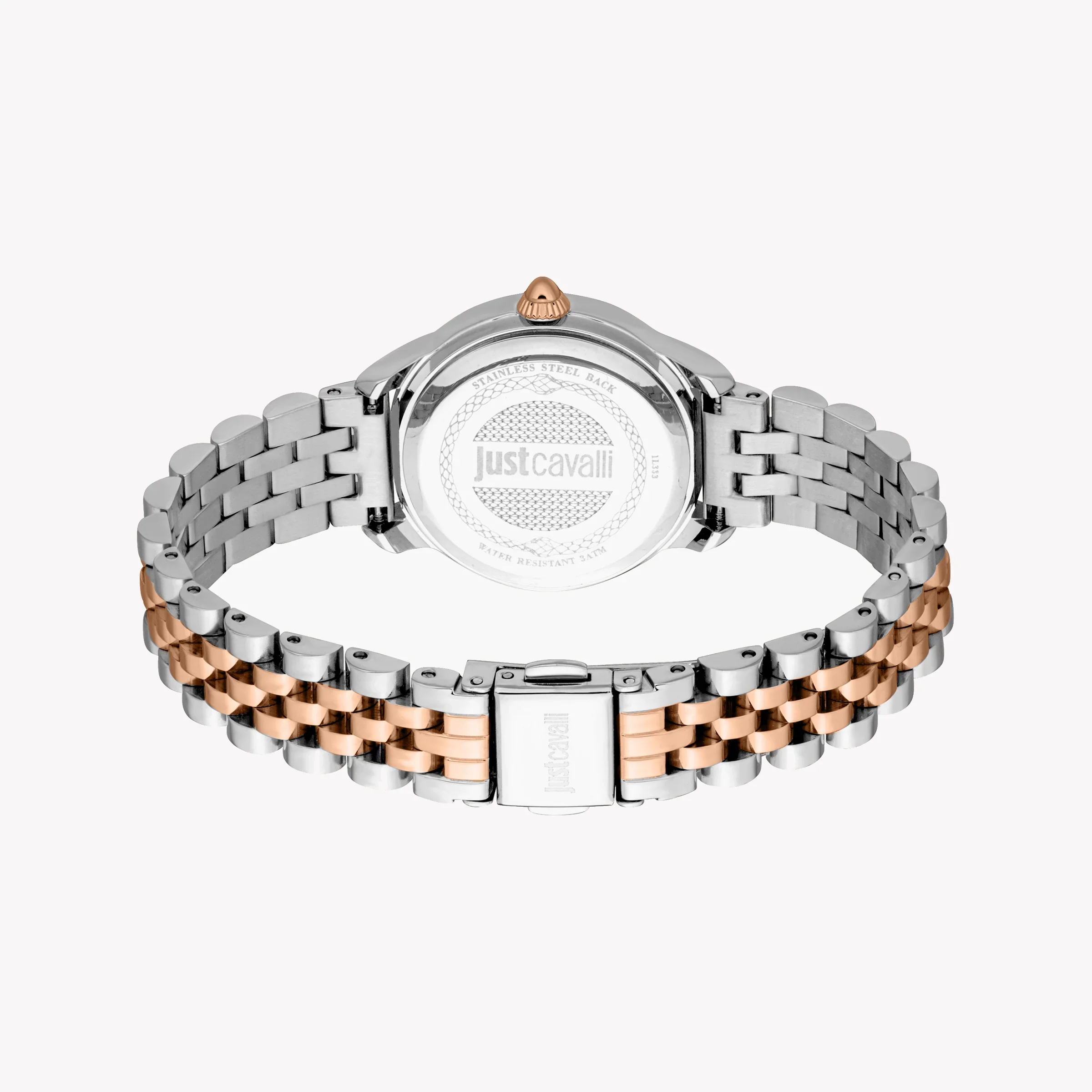 Just Cavalli Women's Two-Tone Watch, Silver Dial | Jc1l333m0065