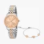 Just Cavalli Two-Tone Watch, Rose Gold Dial | Jc1l315m0095
