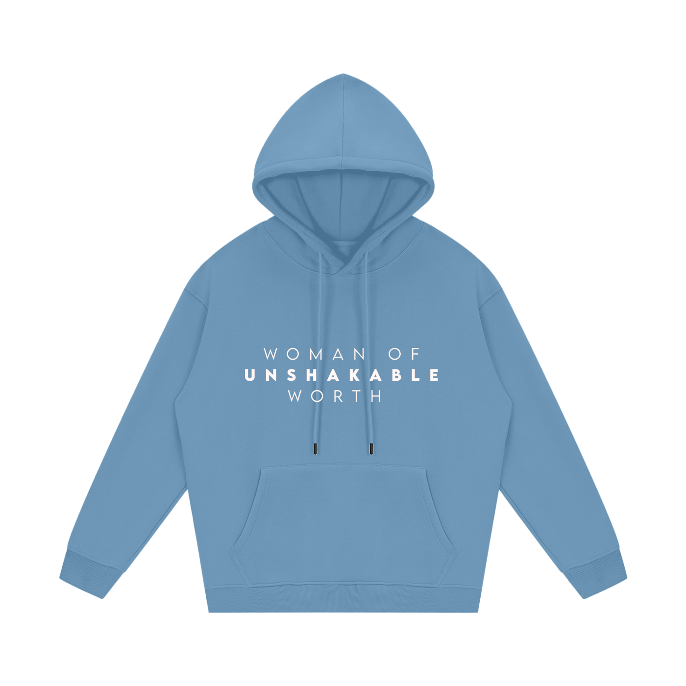 woman of unshakable worth Fleece Hoodie-7
