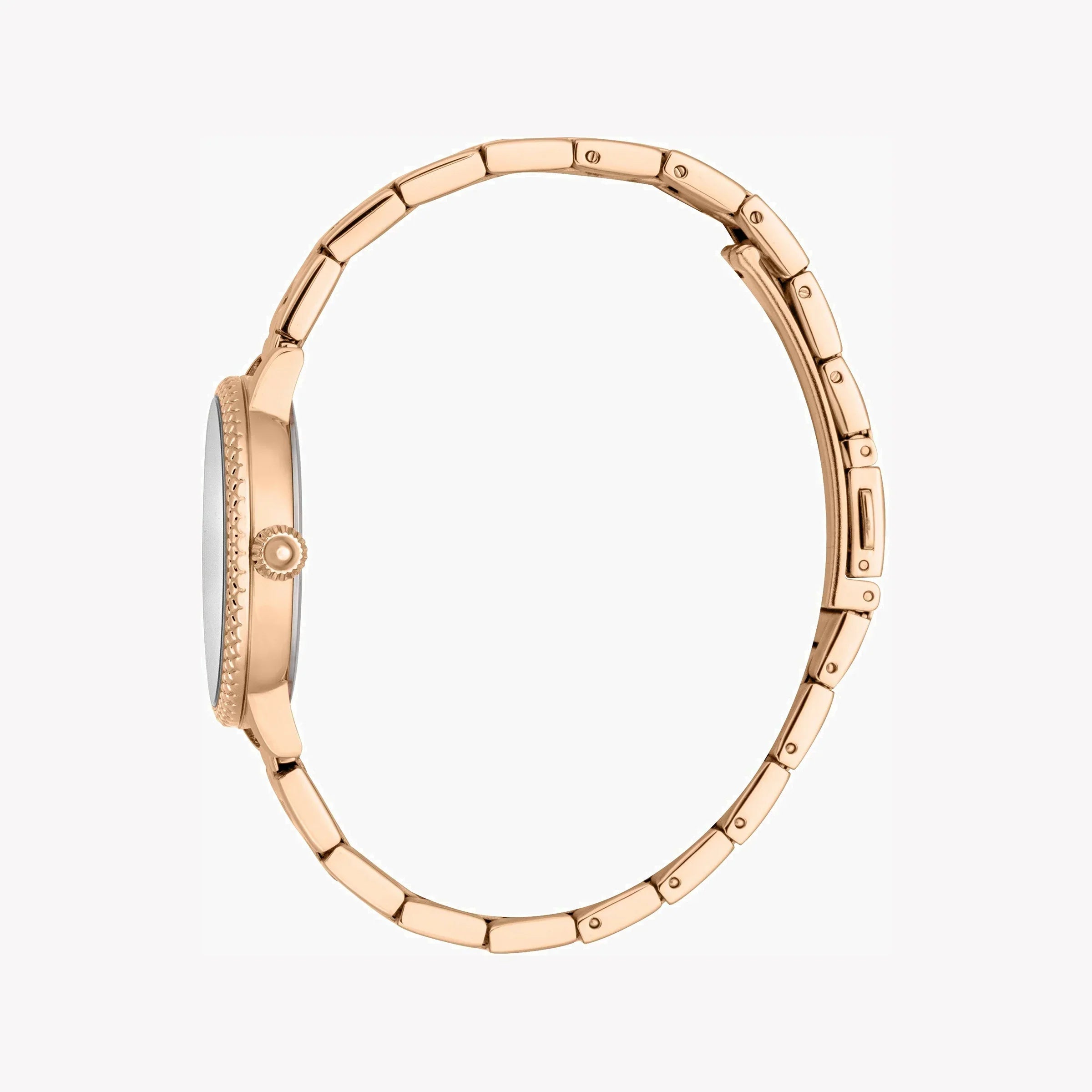 Just Cavalli Women's Rose Gold Stainless Steel Watch, Silver Dial | Jc1l259m0075