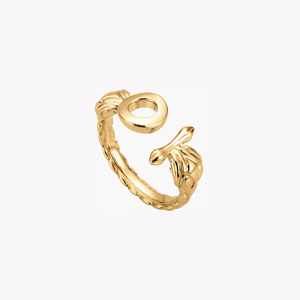 Just Cavalli Women's Gold Brass Ring, Gold | Jcrg00370206