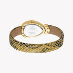 Just Cavalli Gold Leather Watch, Champagne Dial | Jc1l321l0035