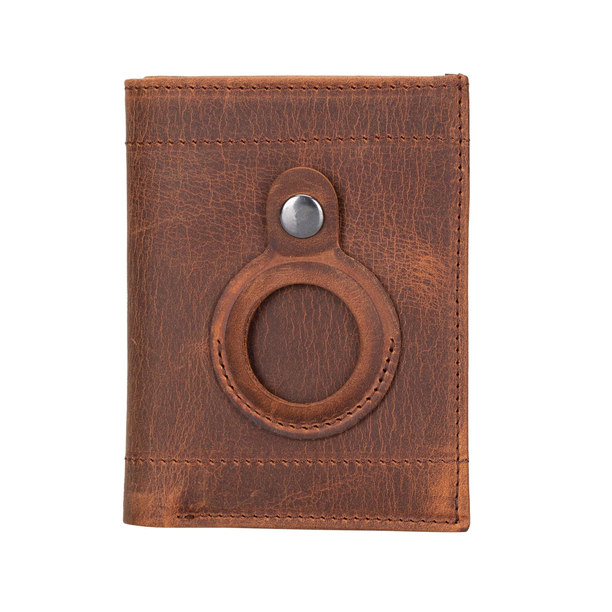 Glendo Apple AirTag Slot Leather Wallet
