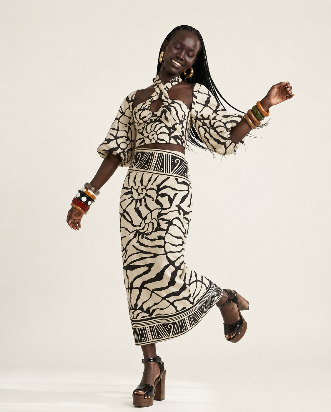 Free Spirit Patterned Long-Sleeve One-Piece-2