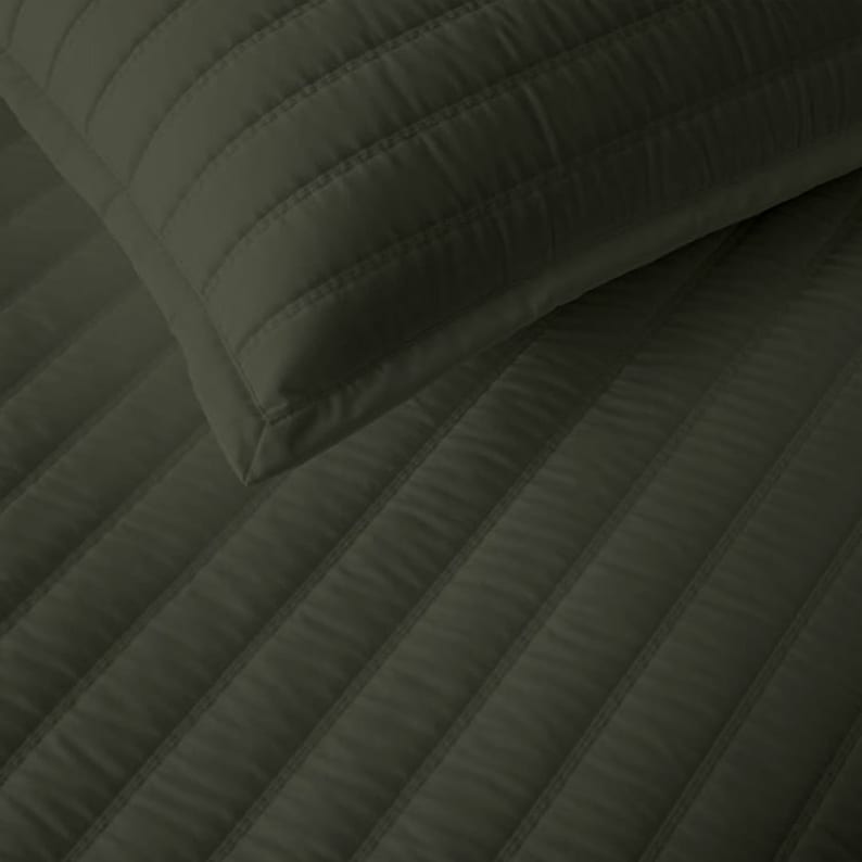 Channel stitch - Linen Cotton Quilt Sets
