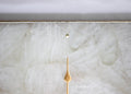 White Agate Wall Clock | Square
