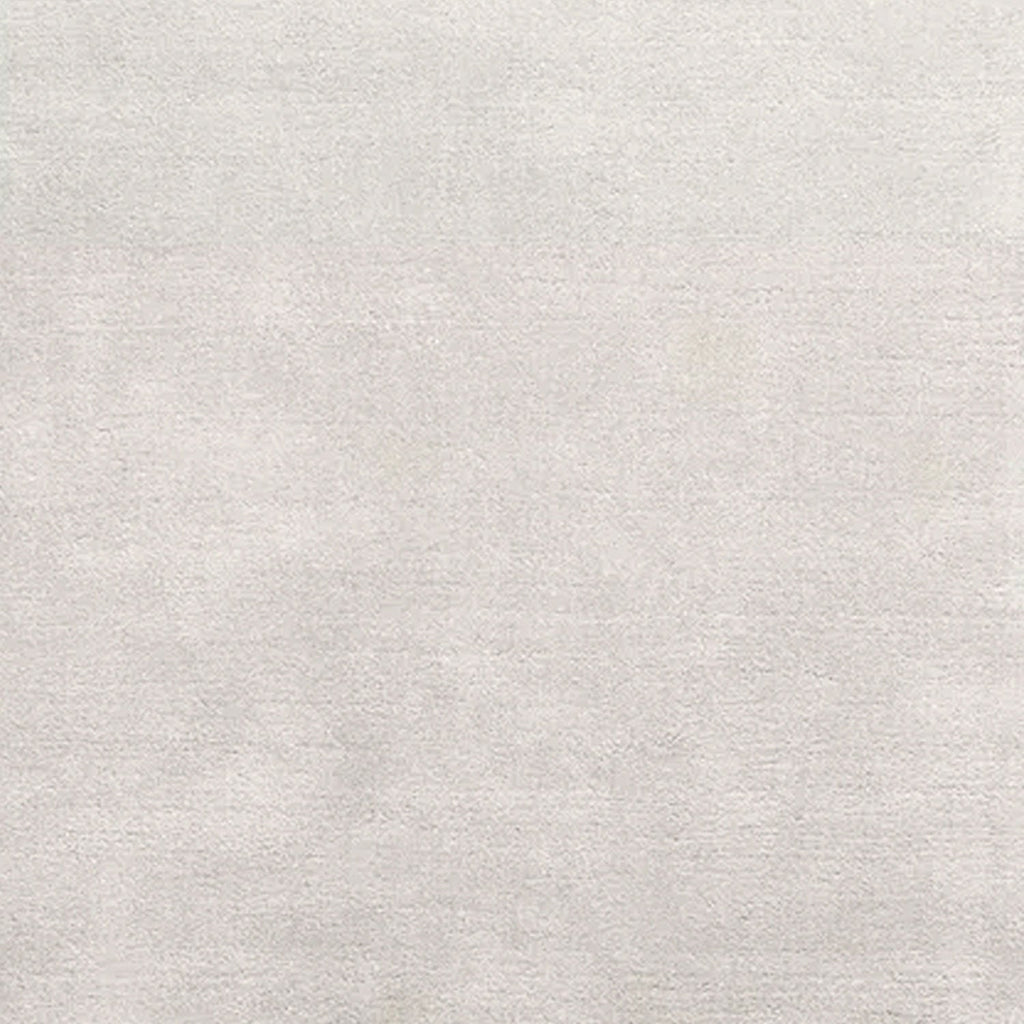White Grey | Solid Color - Handcrafted Rug/Carpet | Pure New Zealand Wool | Hand Tufted | High Pile | High Density | Yarn Dyed