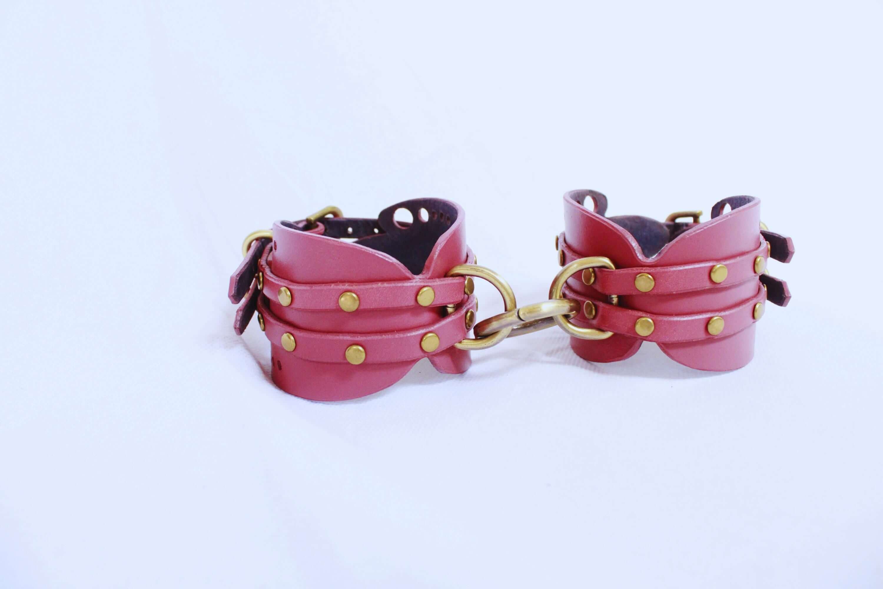 Wrist Cuffs Set for BDSM Bondage Restraints and Submissive Play