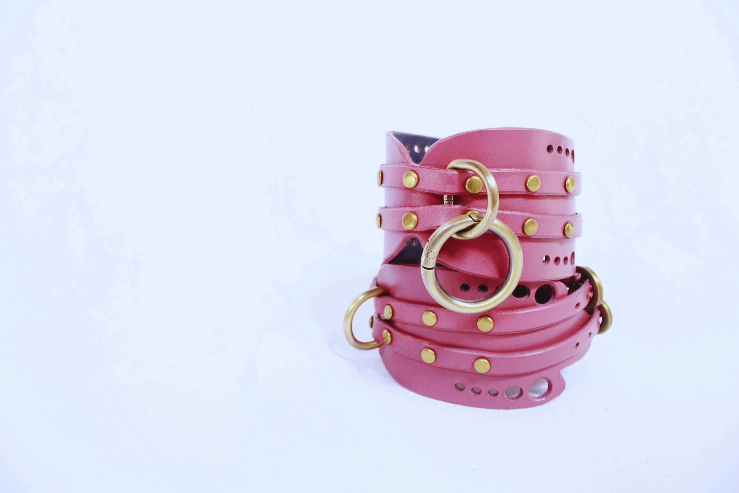 Wrist Cuffs Set for BDSM Bondage Restraints and Submissive Play