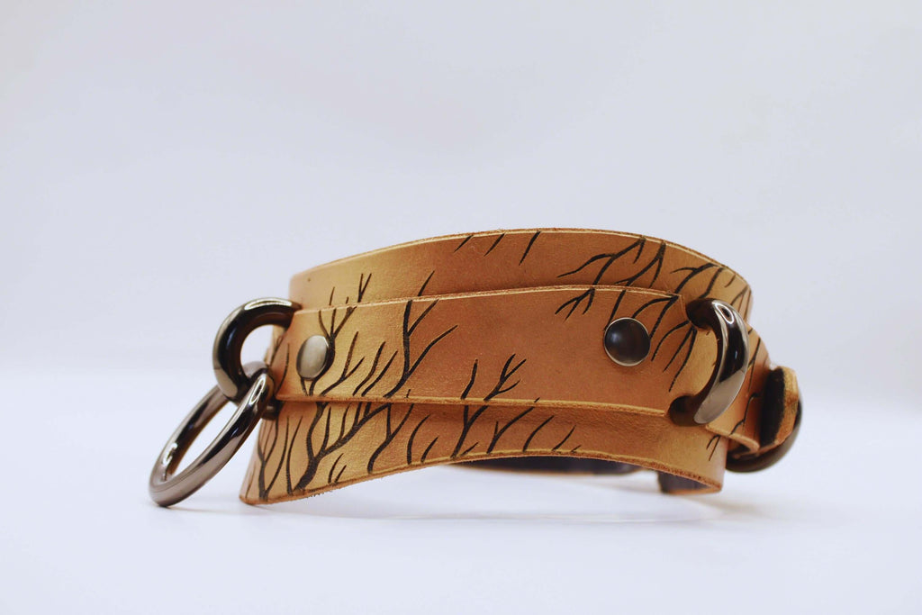 Submissive Collar Leather | Discreet Elegant Day Collar Jewelry