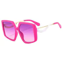 Vibrant Irregular Square Sunglasses-6