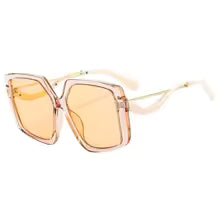 Vibrant Irregular Square Sunglasses-4
