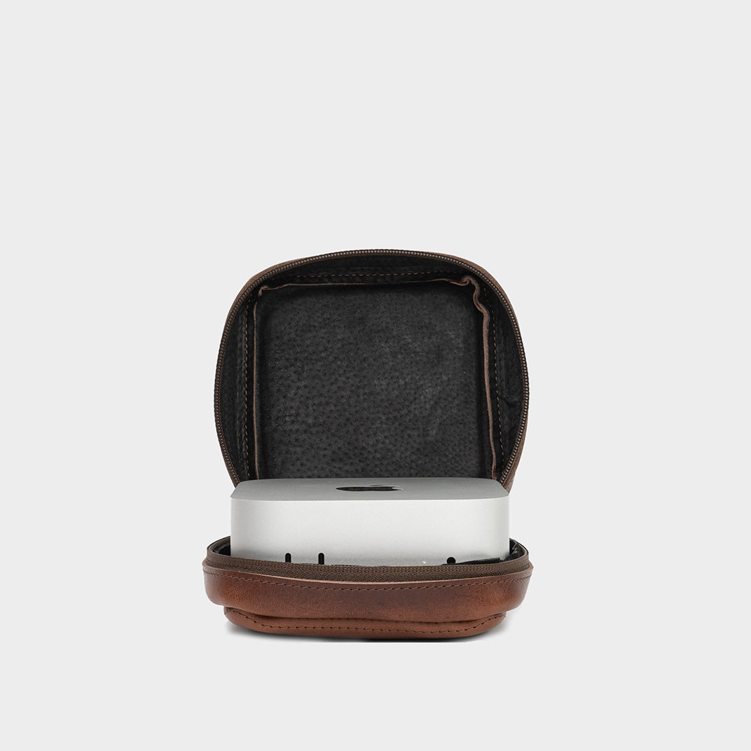 Full-Grain Leather Case for Mac Mini