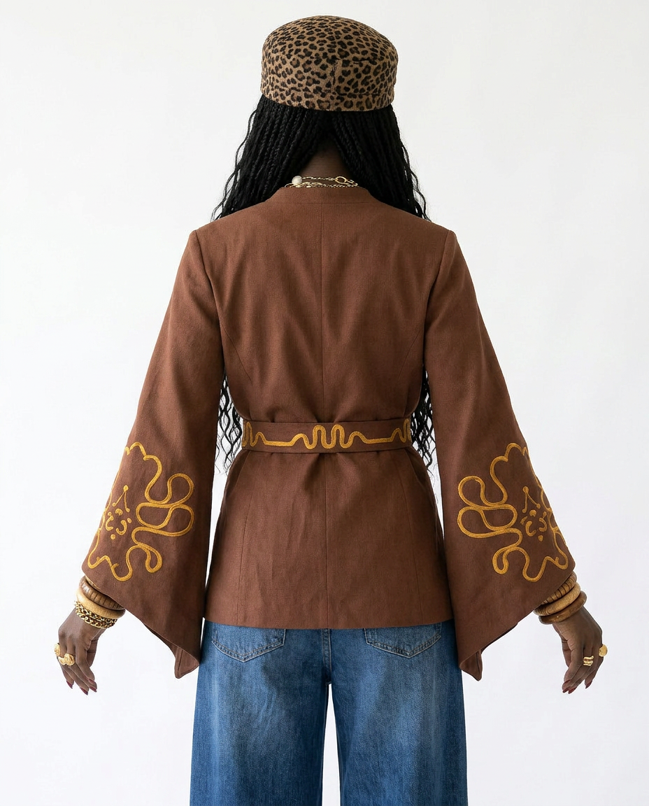 Audacious Embroidered Oversized Blazer-1