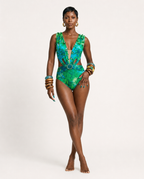 Adventurous Floral Printed Bikini Set-0