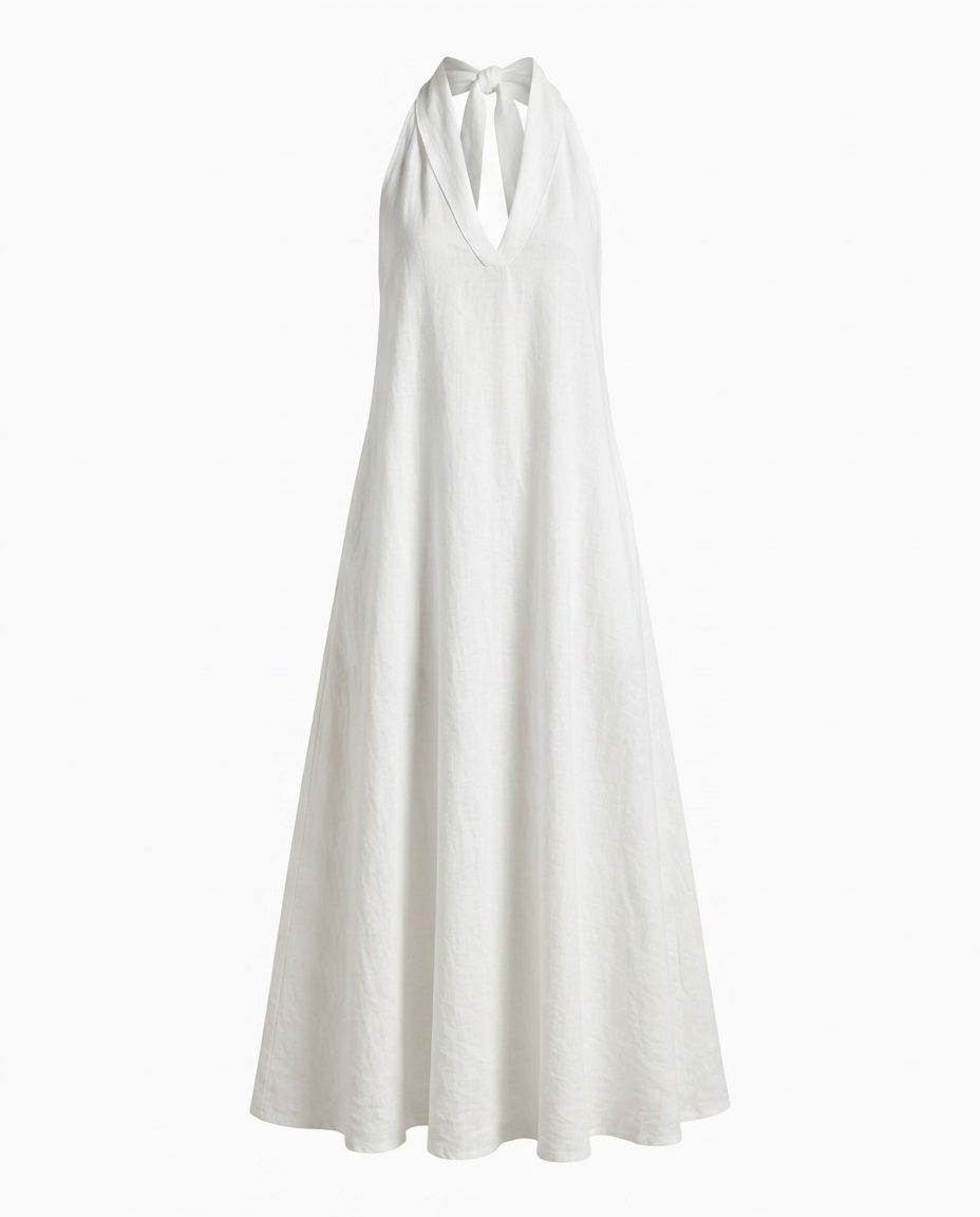 Free Spirit Halter Neck Maxi Dress-2