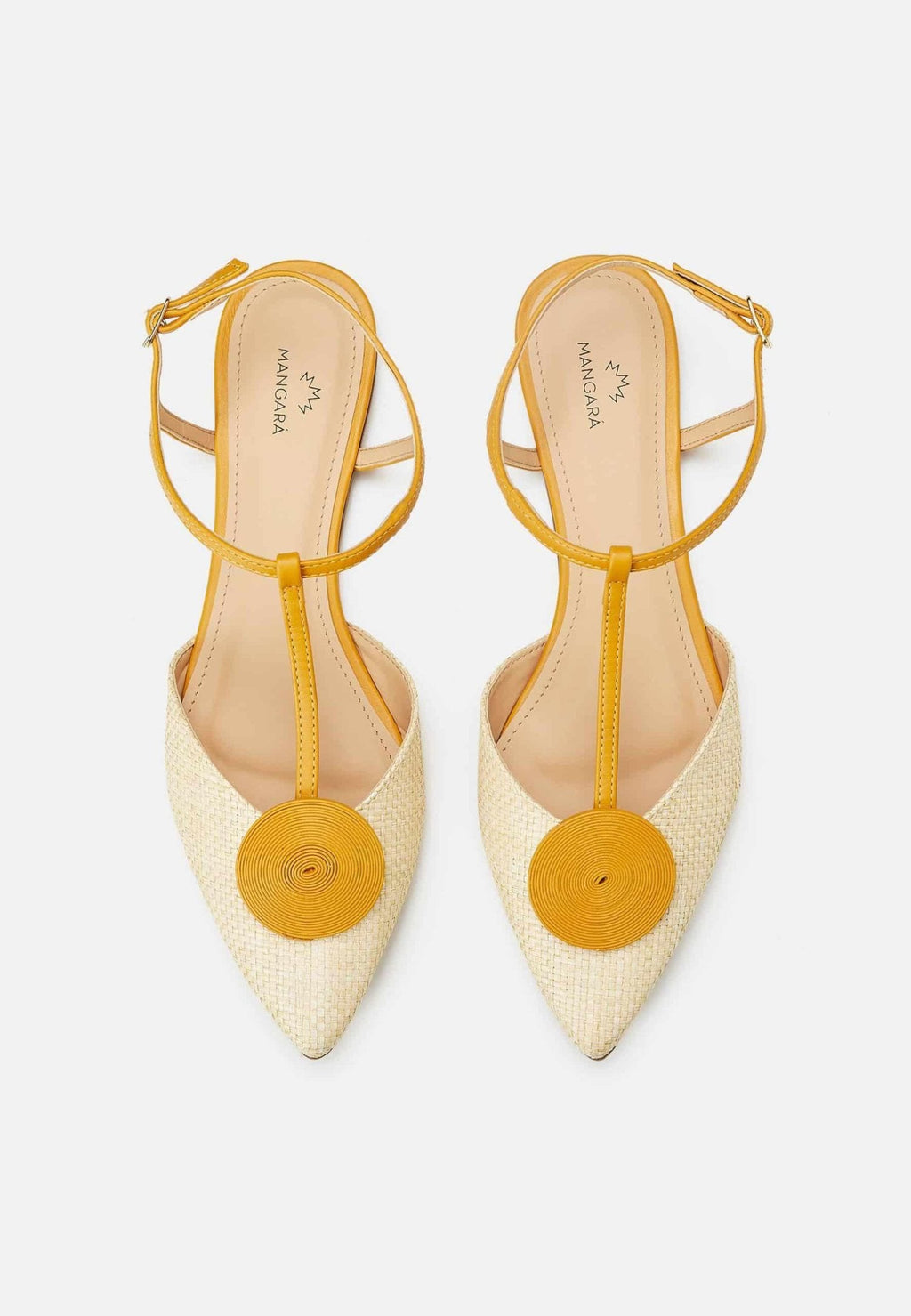 Acerola Textile Sandals – Natural Eco Flat