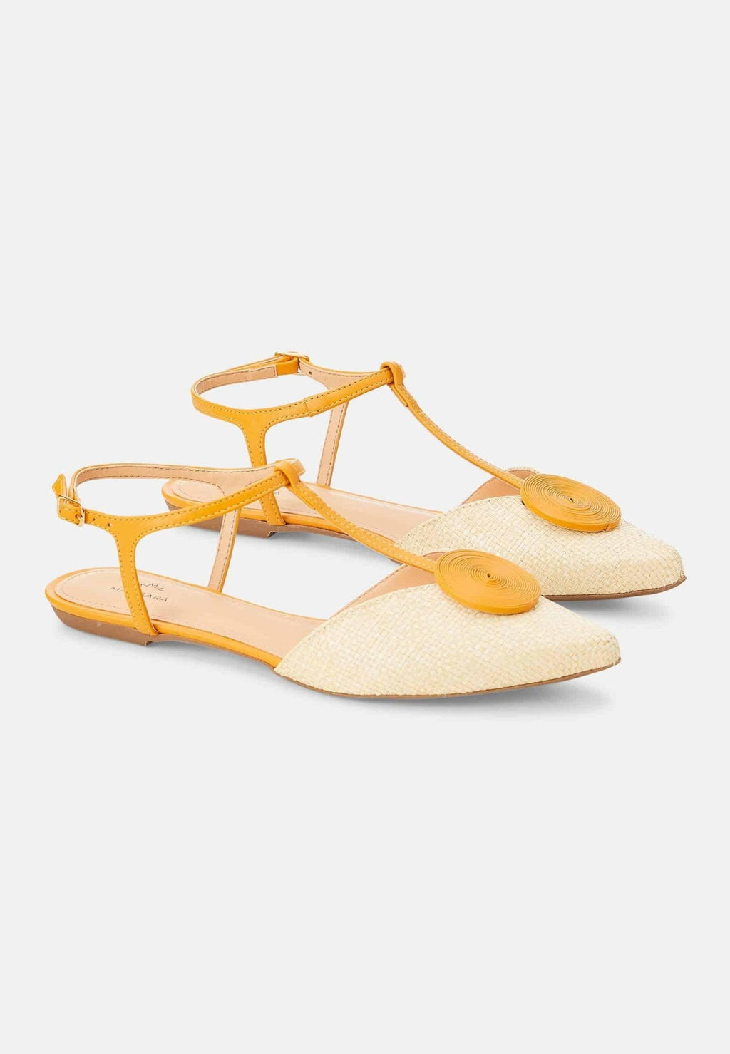 Acerola Textile Sandals – Natural Eco Flat