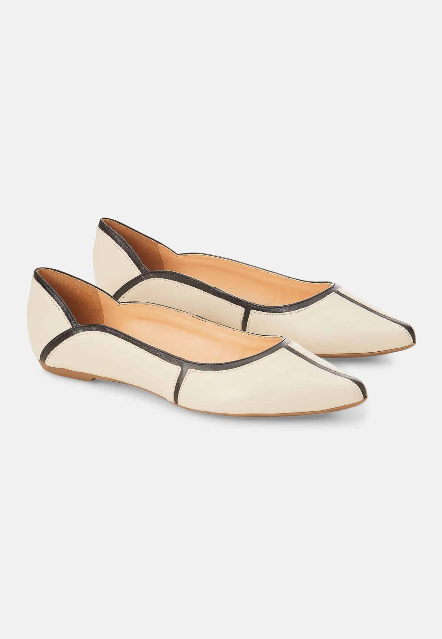 Pitanga Beige Leather Ballerinas (Copy)
