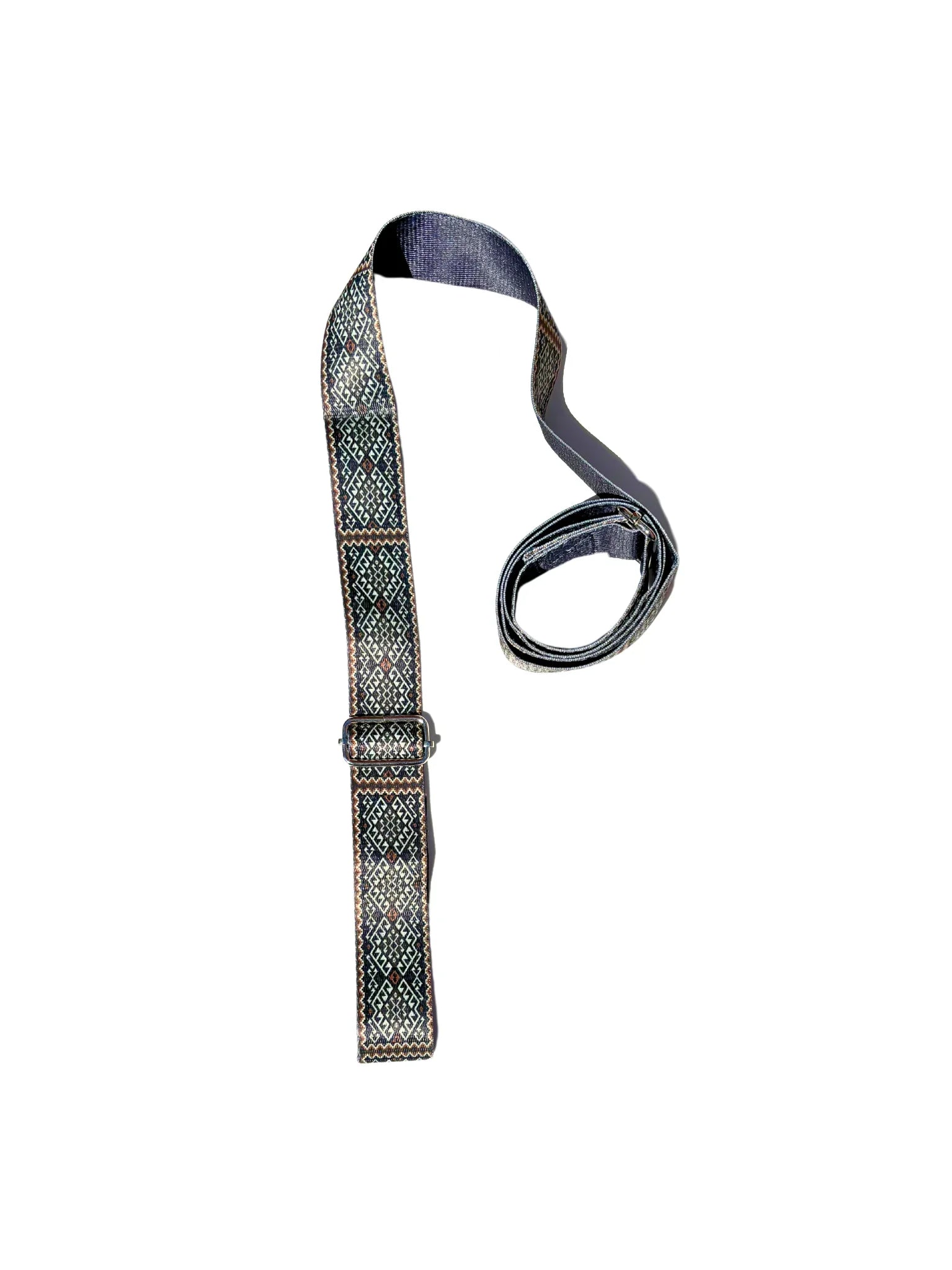 Moab Rocks Yoga Strap – Brown Stretching Strap w/ Metal Buckles | Yune Yoga-0