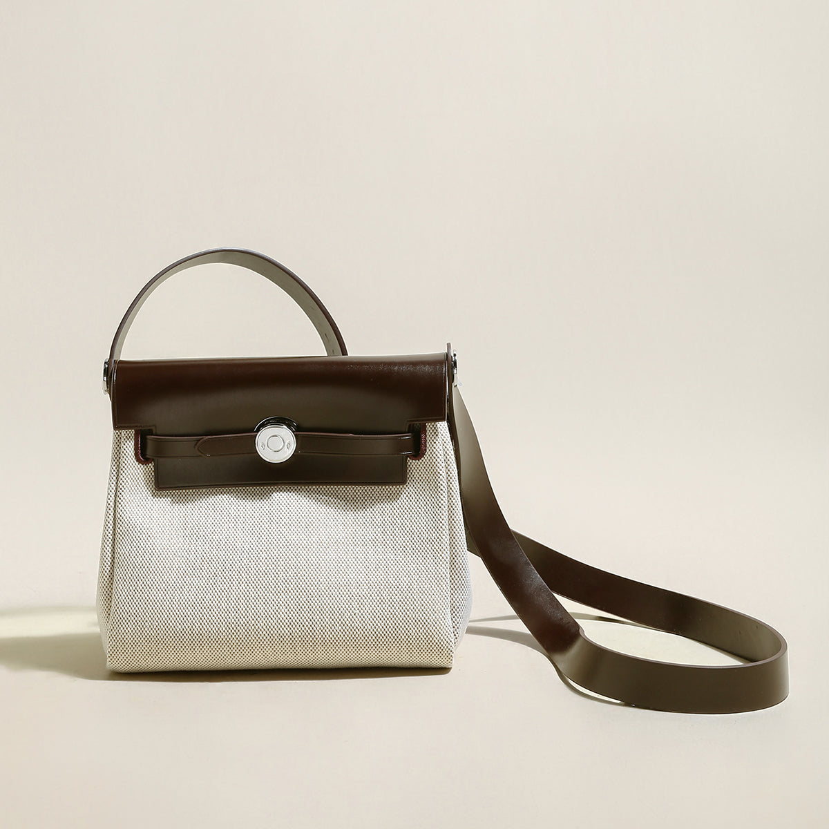 Monet Mini Canvas & Leather Crossbody Bag
