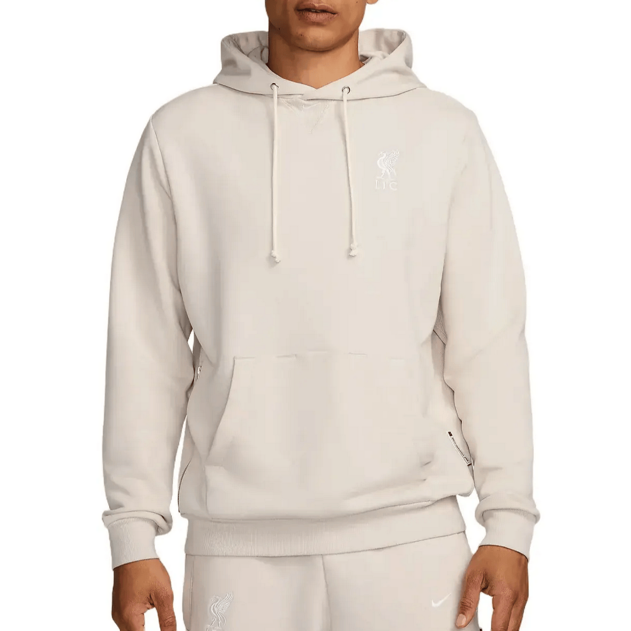 Liverpool FC beige Casual fleece presentation tracksuit 2024/25 - Nike