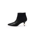 Pearl Kitten Heel Boots