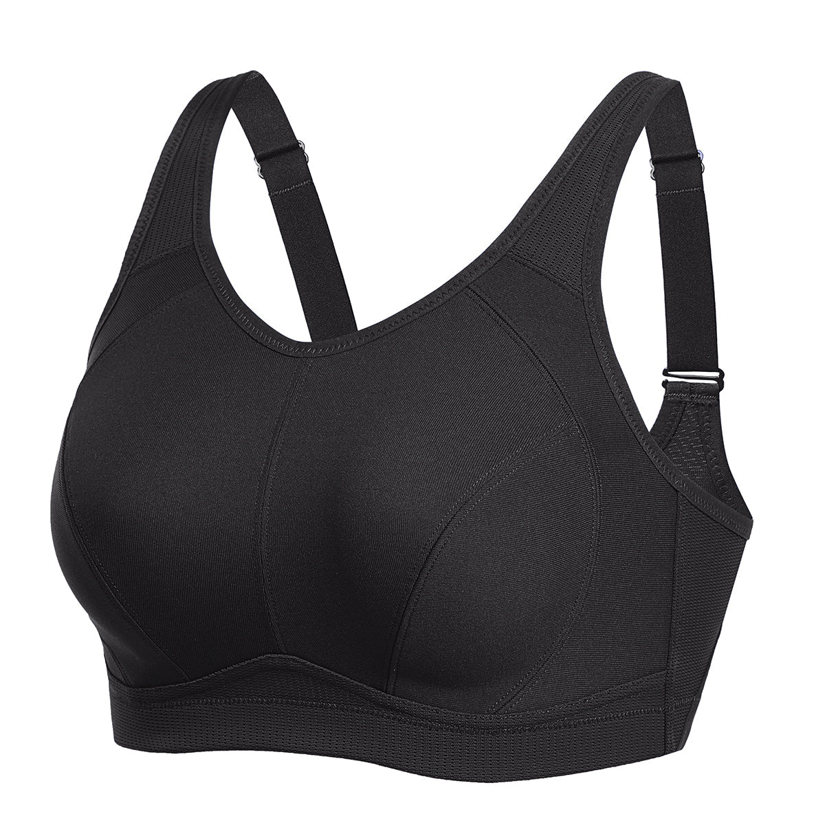 Plus Size High Support Full Coverage Padded Wireless Bra