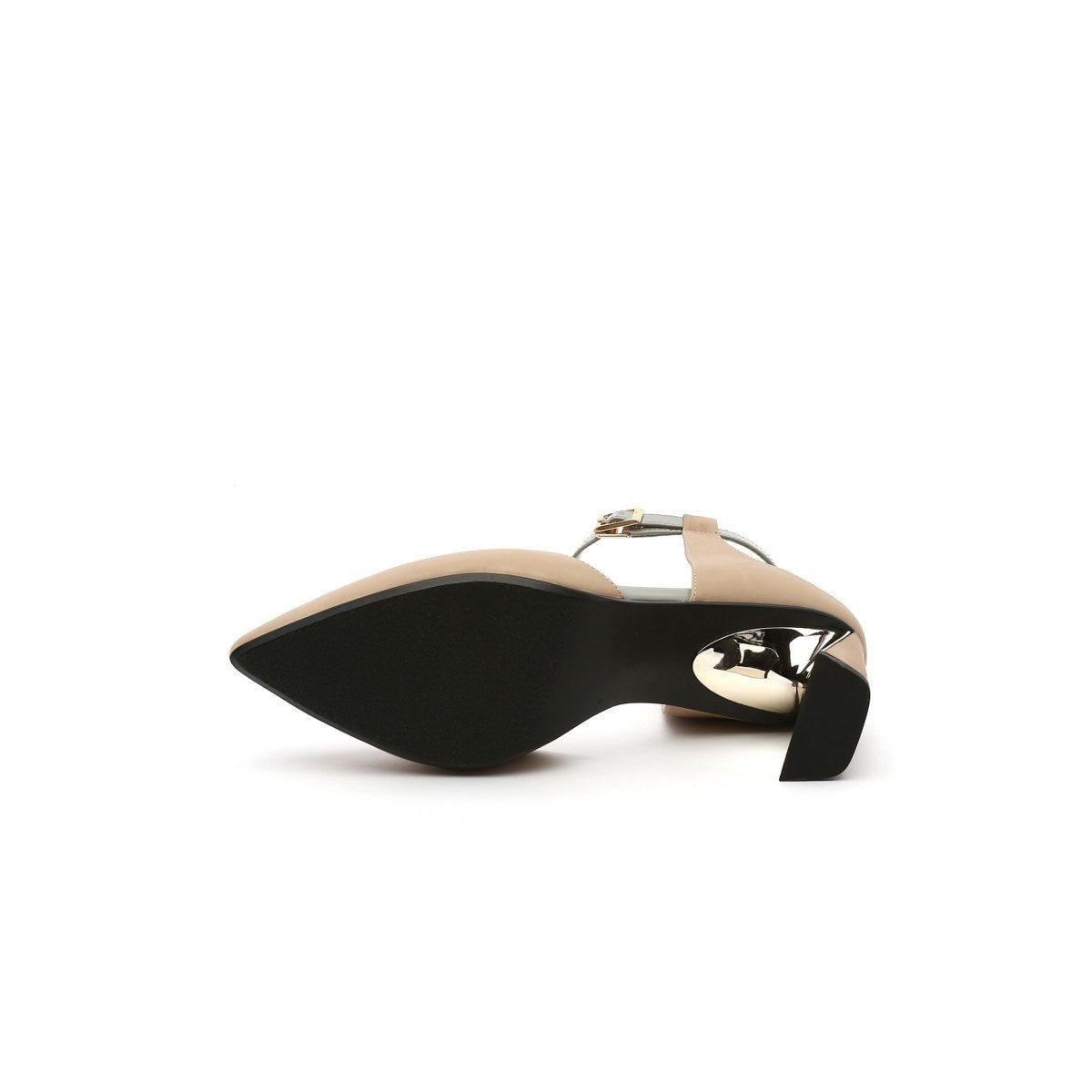 Pointed Toe Ankle Strap D Orsay Heels