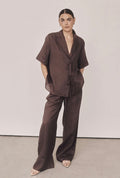 Brown Linen Co ord set