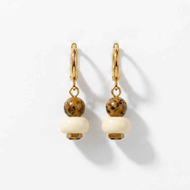 Magnolia Huggie Hoops