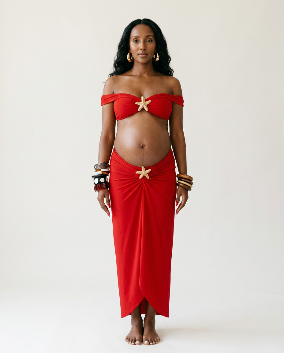 Radiant Gold Starfish Bikini Set-2