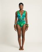 Adventurous Floral Printed Bikini Set-1