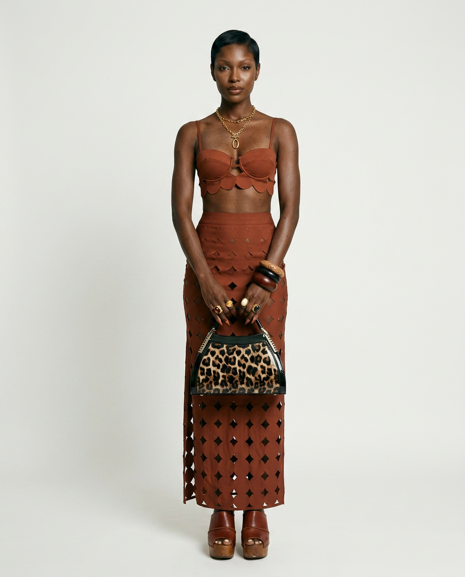 Confident Laser Cut Bikini Set