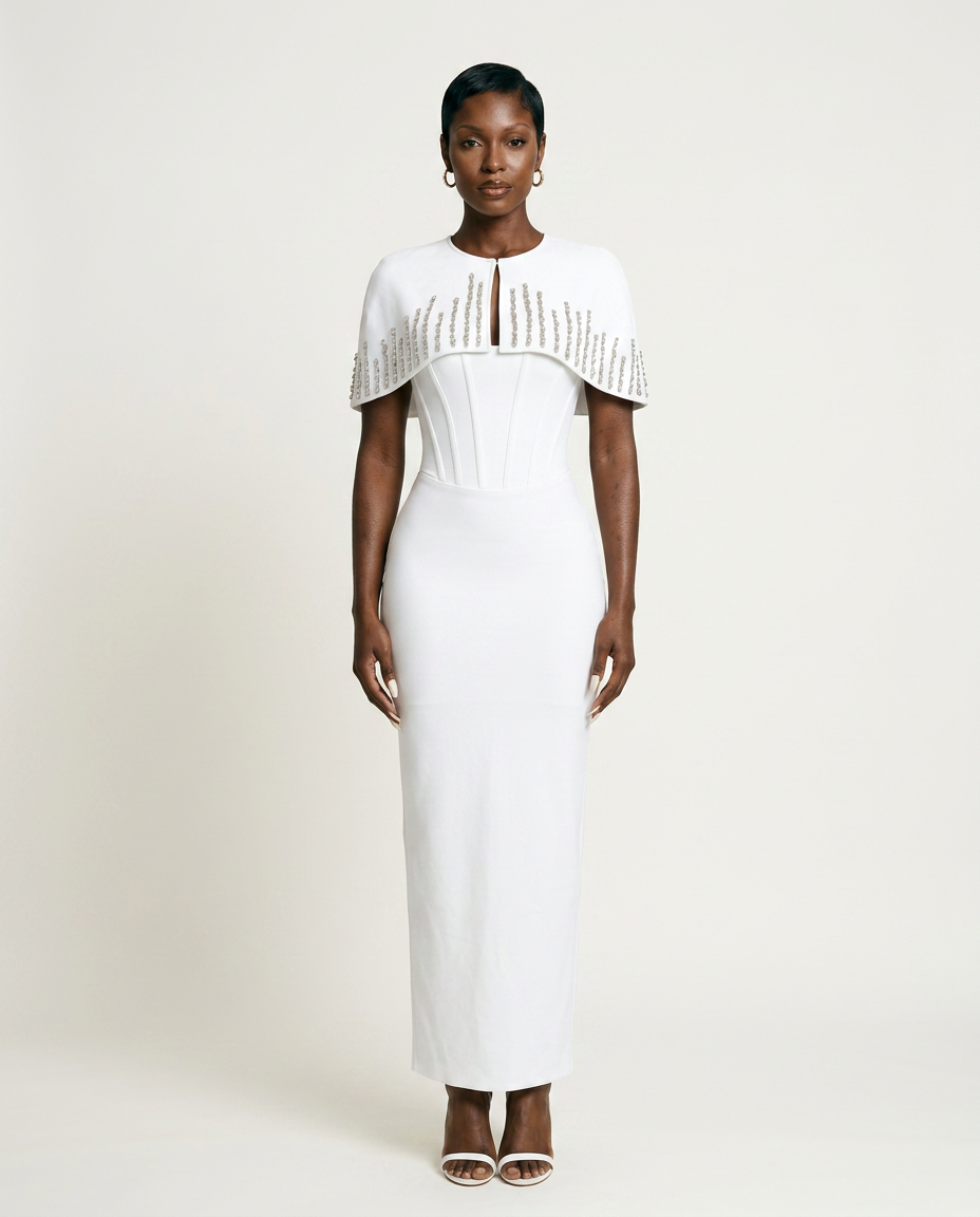 Onyx Crystal Bandage Gown