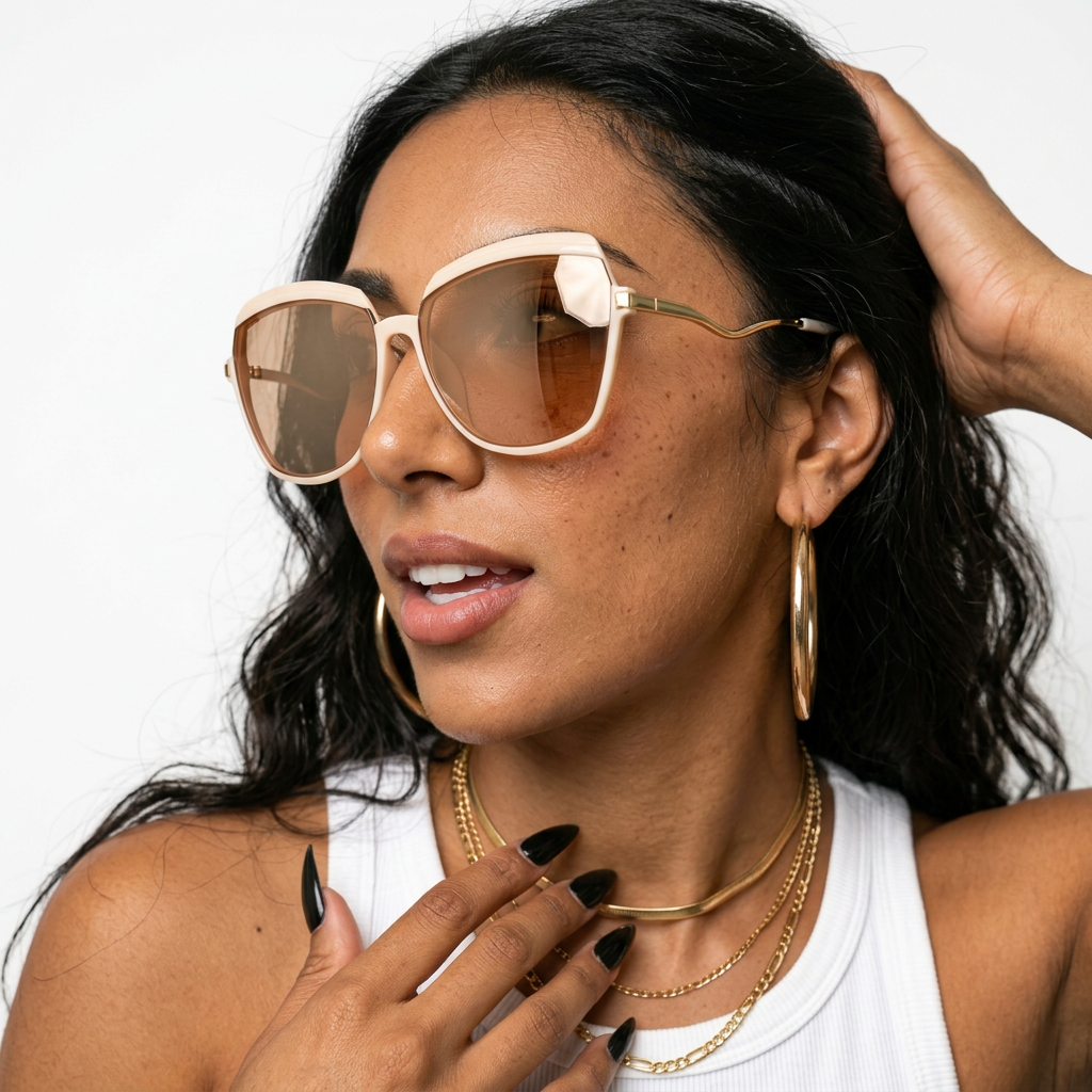 Daring Leopard Square Sunglasses