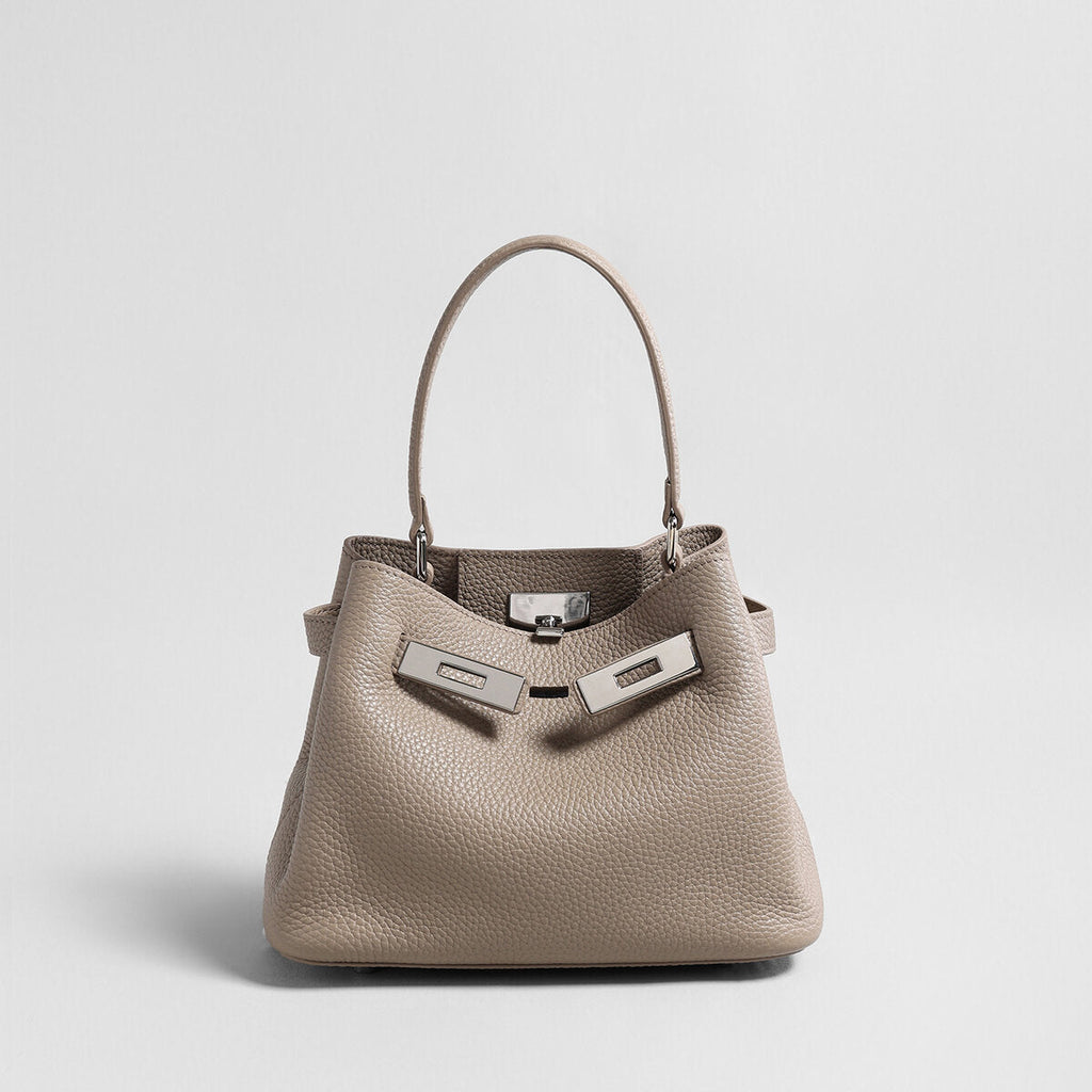 Mini Bucket Handbag – Pebbled Calfskin Crossbody