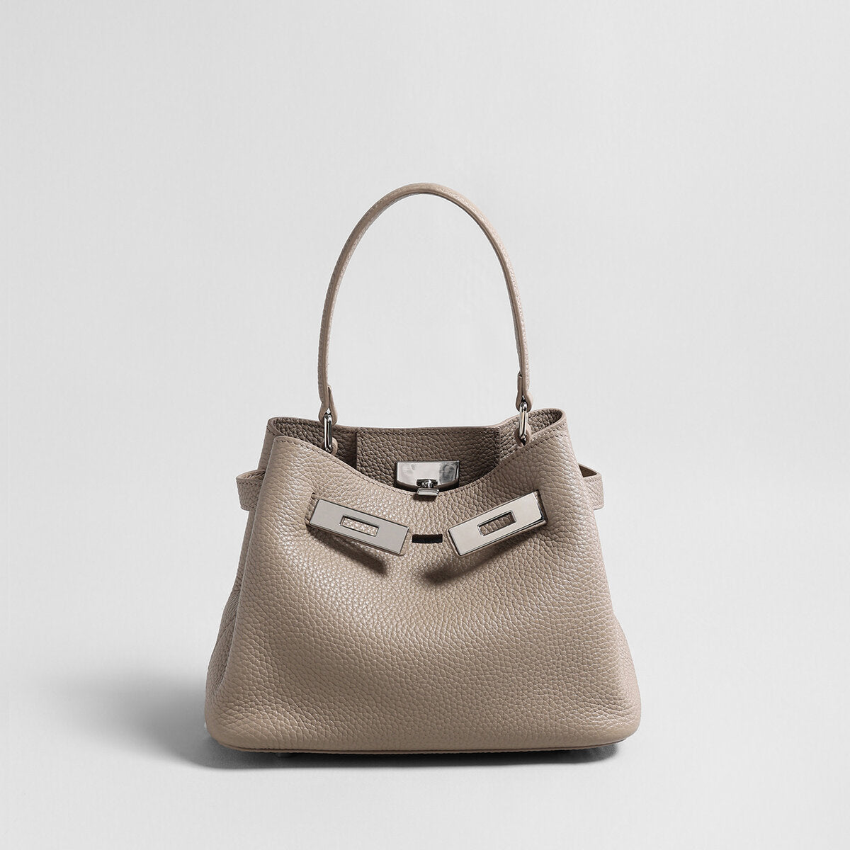 Mini Bucket Handbag – Pebbled Calfskin Crossbody