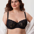 Ultra-thin Lace Balconette Underwire Bra