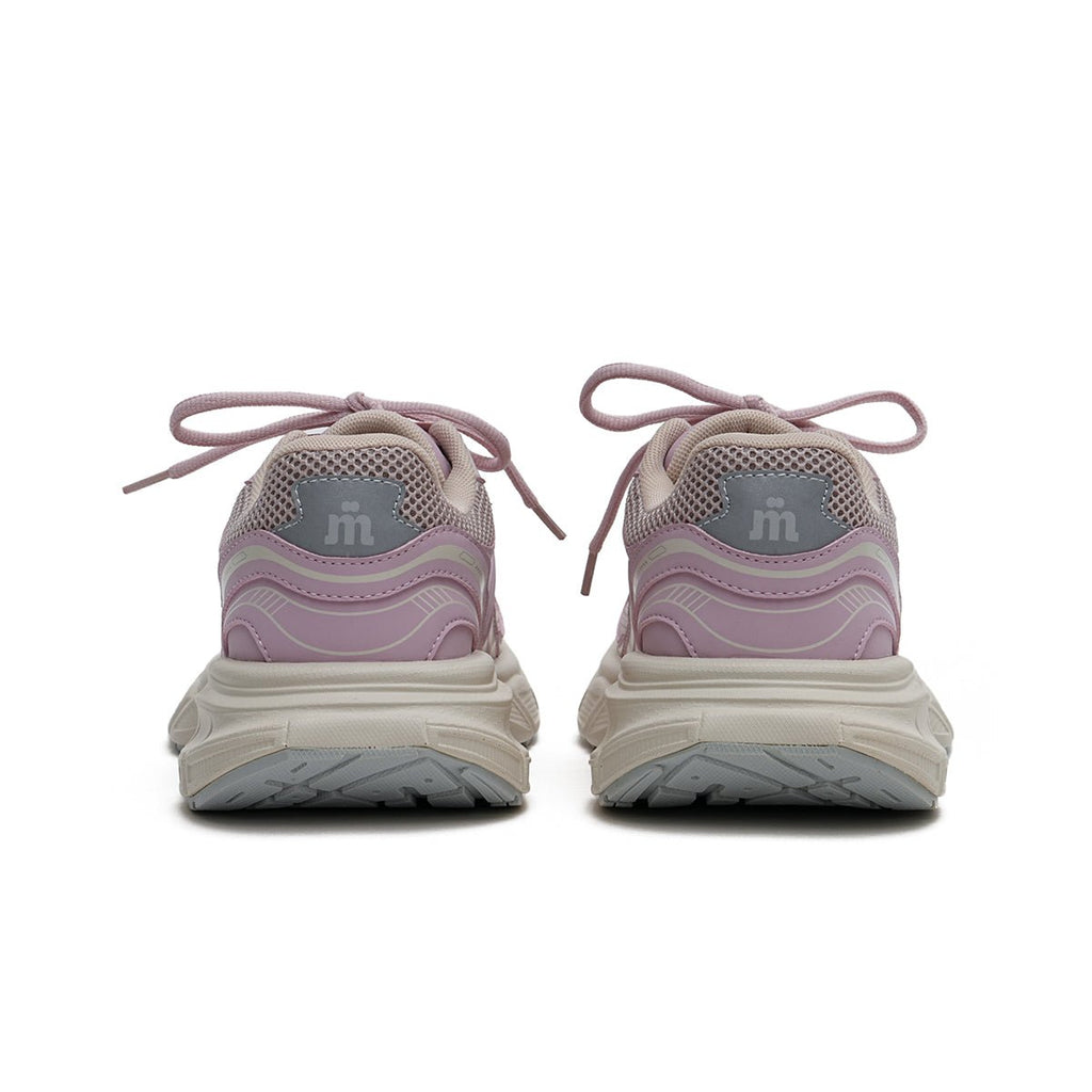 Women's Mesh Chunky Athletic Sneakers – Lavender Platform Trainers