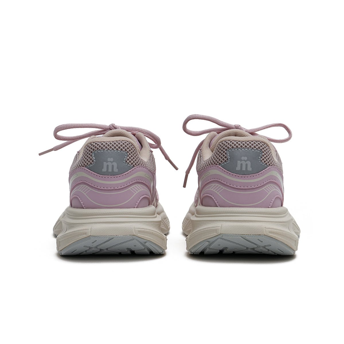 Women's Mesh Chunky Athletic Sneakers – Lavender Platform Trainers