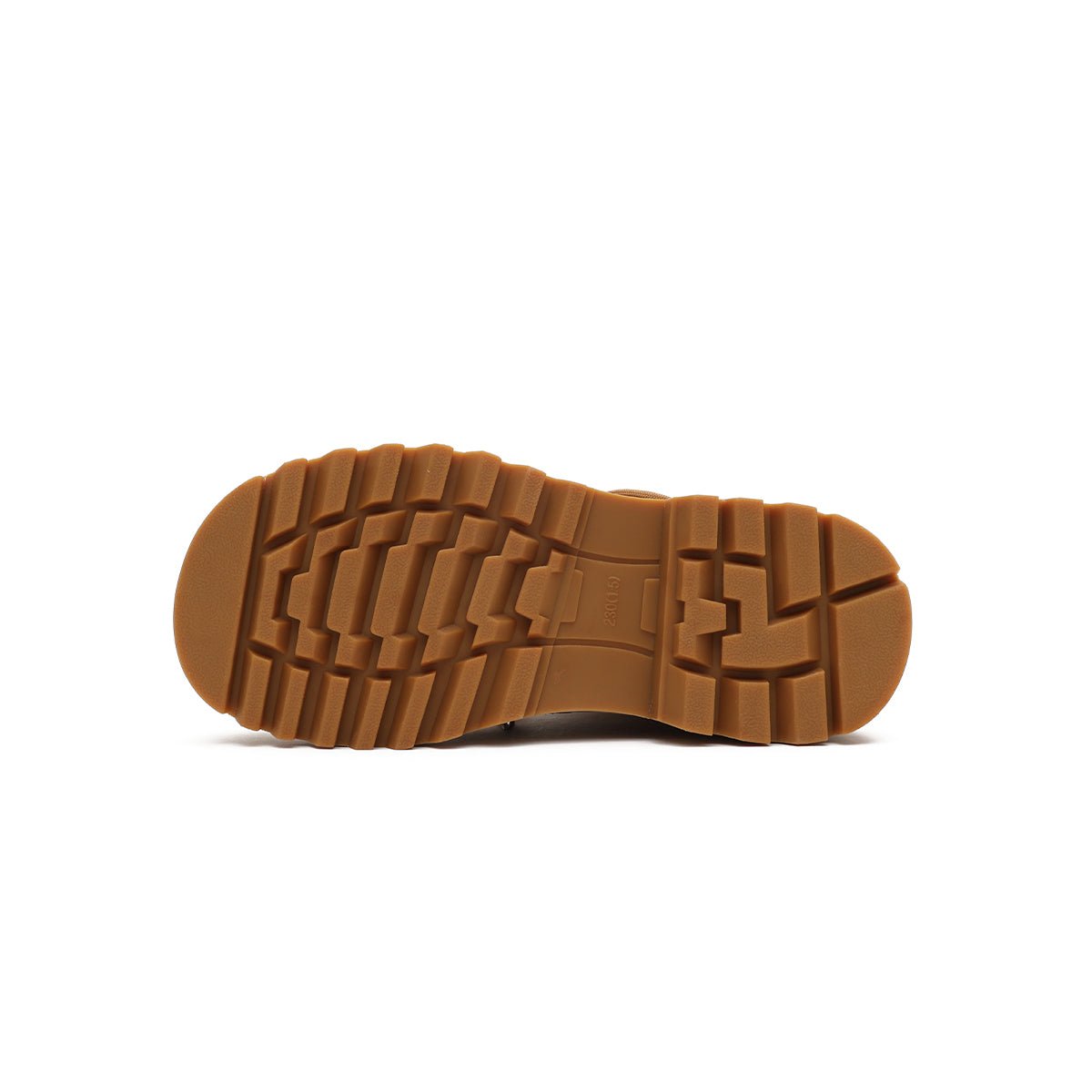 Women's Tan Leather Platform Martin Boots
