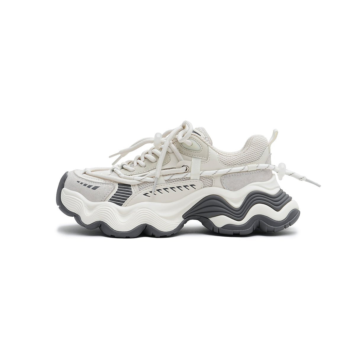 Women's Wave Platform Sports Sneakers – Breathable Chunky Trainers