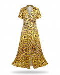 Radiant Silk Ankara Maxi Dress-5